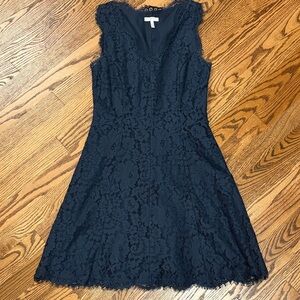Joie Midnight Blue Lace Mini Dress